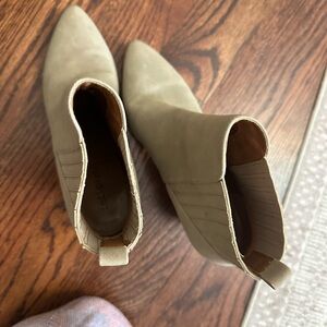 Target Taupe Ankle Booties